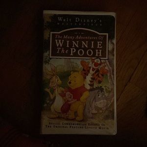 VHS “The Many Adventures of Winnie The Pooh”